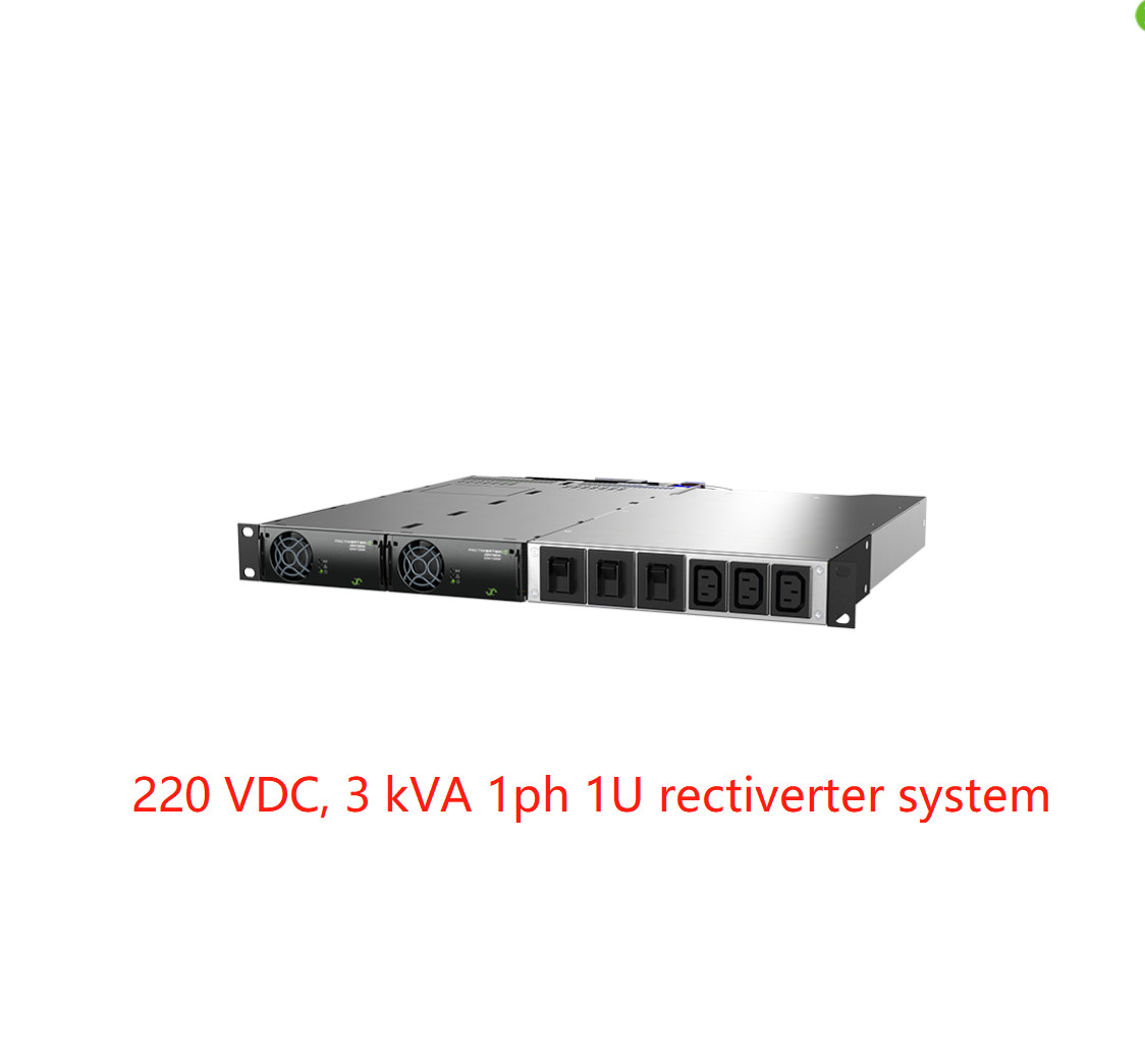 3kVA 1 เฟส 220VDC Telecom Power System Rectiverter Integrated ...