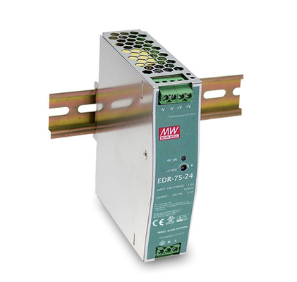 พาวเวอร์ซัพพลายราง DIN ยี่ห้อ Mean Well EDR-75 EDR-120 EDR-150