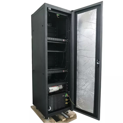 42U 600mm Outdoor Server ตู้แร็ค 19 นิ้วพร้อมพัดลม DC48V