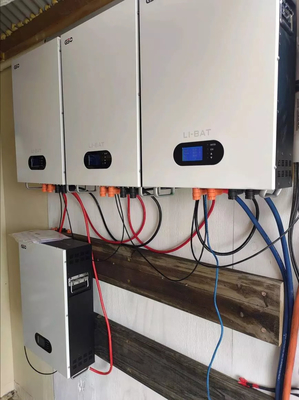 48V 100Ah 200Ah แบตเตอรี่ลิเธียมเทเลคอมติดผนัง 5Kwh 10Kwh