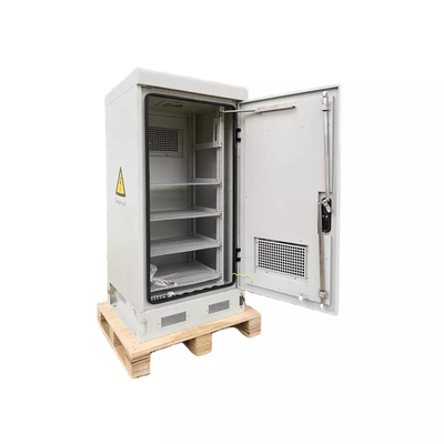 IP55 1.2mm SPCC Weatherproof Telecom Enclosures 23U การเปิดด้านหน้า