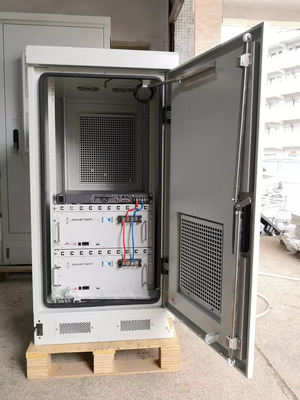 IP55 1.2mm SPCC Weatherproof Telecom Enclosures 23U การเปิดด้านหน้า