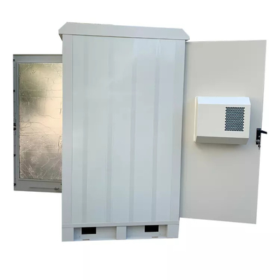 Double Door 24U ตู้โทรคมนาคมกลางแจ้ง IP55 Anti Theft