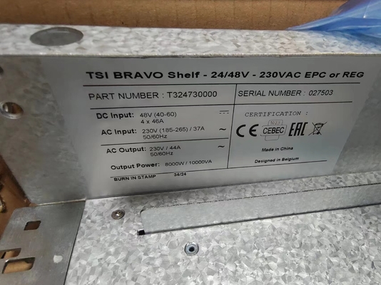 CE+T TSI พลังงาน BRAVO 24/48V 230VAC พลังงาน 2U ชั้นวางสําหรับตู้ 19 นิ้ว