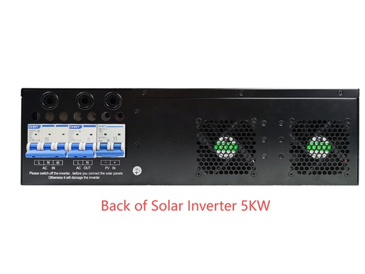 Rack Mount Pure Sine Ware Hybrid Solar Inverter 5KW PV 150/500Vdc 220/230Vac การออก Wifi GPRS สําหรับ BTS