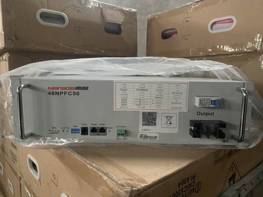 นาราดา 48NPFC50 แบตเตอรี่ลิตিয়ামเหล็กฟอสฟาต 48V 50Ah การสื่อสาร แบตเตอรี่สถานีฐาน ห้องพลังงาน การขนส่ง การเก็บพลังงาน