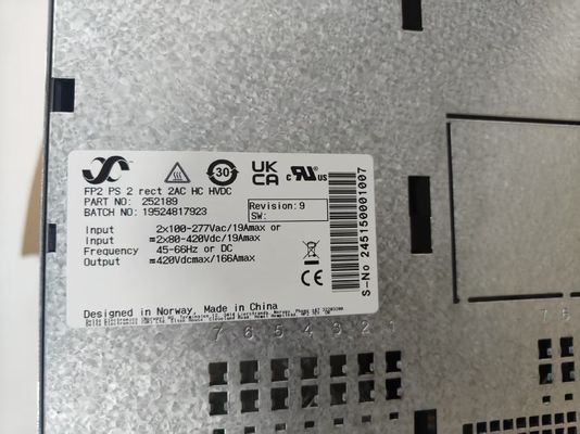 Eltek Power Rack 252189 FP2 PS 2 Rect 2AC HC HVDC Power Shelf สําหรับ Flatpack2 24/1800HE P/N 252189