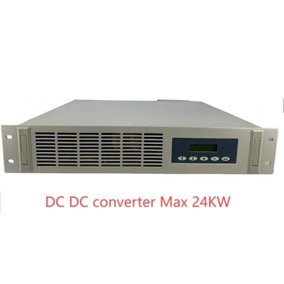 19 นิ้ว DC DC Converter 24Vdc 48vDC 110vDC 220Vdc 2200W10A โมดูลพลังงานอิสระพร้อมเครื่องควบคุมจอ LCD