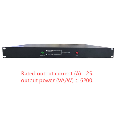 220V Dual-Switching STS Single-Phase Relay Static Transfer Switch With a Current Range Of STS25S / STS25D 25A สําหรับพลังงานแอลซีแบบสองช่องทาง