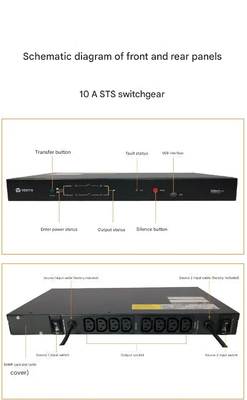 STS 10AUF-LTS10-1P เครื่องไฟฟ้าสลับอัตโนมัติที่มีความจุเกิน