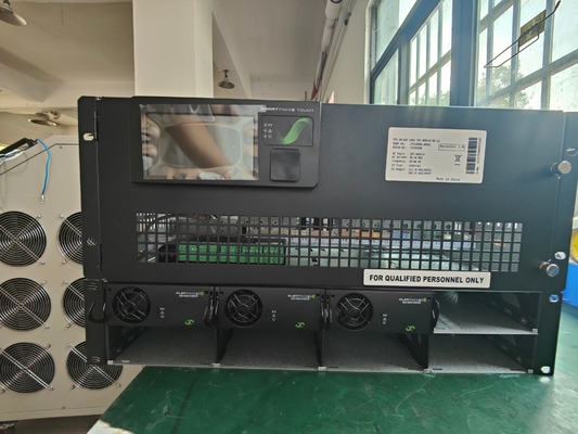 OEM ปรับแต่ง 19 นิ้ว 5U ระบบพลังงาน FP2 48Vdc-60Vdc 8KW ระบบพลังงานบูรณาการ