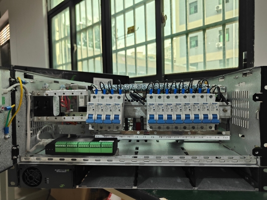 OEM ปรับแต่ง 19 นิ้ว 5U ระบบพลังงาน FP2 48Vdc-60Vdc 8KW ระบบพลังงานบูรณาการ