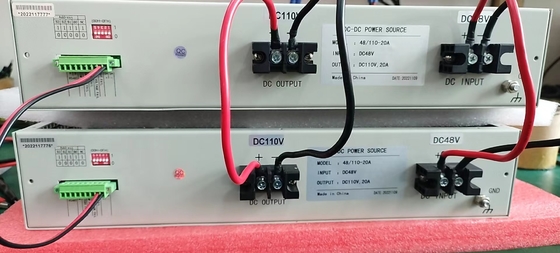 OEM ODM DC DC Converters 19 นิ้ว Rackmount RCT2000D ซีรีส ลง 110vdc ออก 24vdc 720W D30-10-14