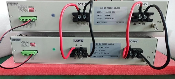 OEM ODM DC DC Converters 19 นิ้ว Rackmount RCT2000D ซีรีส ลง 110vdc ออก 24vdc 720W D30-10-14