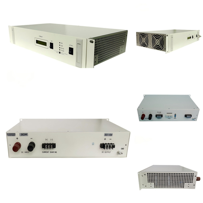 OEM ปรับแต่ง 19 นิ้ว DC DC Converters รุ่น RCT2000D input 220vdc output 48vdc 2400w D50-11-18