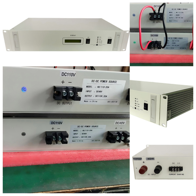 OEM ODM DC DC Converters 19 นิ้ว Rackmount RCT2000D ซีรีส ลง 24vdc ออก 24vdc 1200W D50-14-14