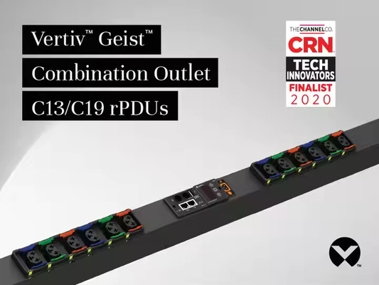 Vertiv Geist GU1 Smart Monitoring PDU ประเภท 16A/32A พลังงานเรคภาระที่ปรับเปลี่ยนได้ด้วย C13/C19 Dual Ports ระดับมืออาชีพสําหรับศูนย์ข้อมูล
