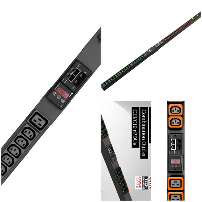 Vertiv Geist GU1 Smart Monitoring PDU ประเภท 16A/32A พลังงานเรคภาระที่ปรับเปลี่ยนได้ด้วย C13/C19 Dual Ports ระดับมืออาชีพสําหรับศูนย์ข้อมูล