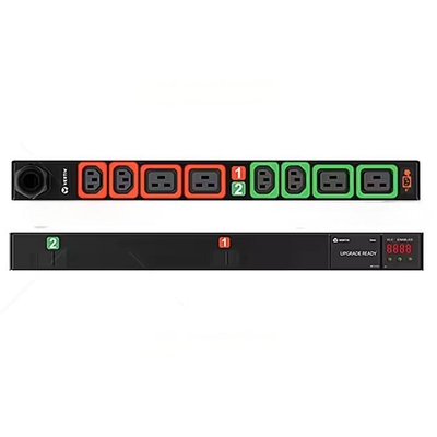 Vertiv Geist GU2 Smart Switch PDU แบบแยกส่วน C13/C19 การกระจายพลังงานแร็ค 32A/10A/16A/20A PDU อัจฉริยะ พร้อมการตรวจสอบพลังงานสำหรับศูนย์ข้อมูล