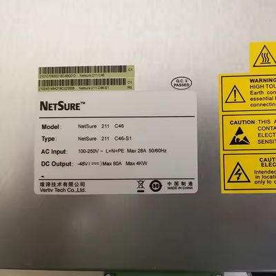 Vertiv 48V 80A ระบบไฟฟ้าที่ติดตั้ง NetSure 211 C46-S1
