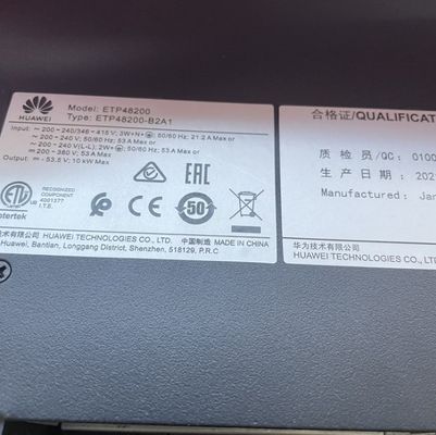 ประสิทธิภาพสูง AC ลงตัว 19 นิ้ว ระบบพลังงาน ETP48200-B2A1 เครื่องแก้ไข โมดูล R4815 R4830G1