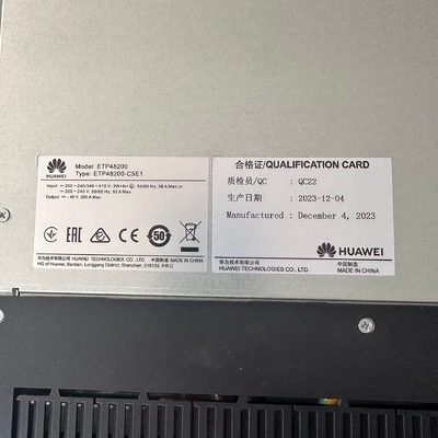 ระบบพลังงานแบบตรงกันแบบ 200A 48V โมดูลปรับ ETP48200-C5E1 แหล่งไฟฟ้า 48v R4850g2