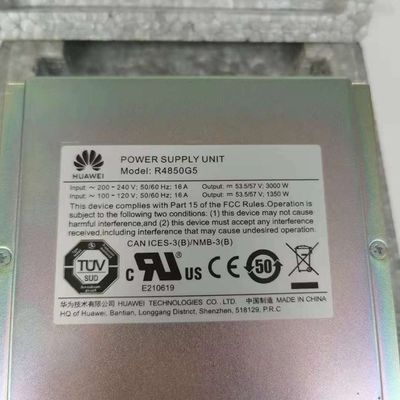 Huawei R4850G5 2U 3000W เครื่องปรับประสิทธิภาพสูง สําหรับ Huawei Etp48400-C3b1