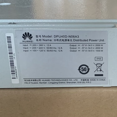 โมดูลเรกติไฟเออร์กำลังไฟภายนอกอาคาร DPU40D-N06A3 48v 2000w