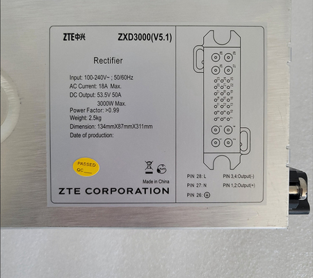 ZTE ZXD3000 V5.6 V5.5 โมดูลพลังงานสื่อสาร 48V50A AC-DC เครื่องปรับประสิทธิภาพสูง 3000W