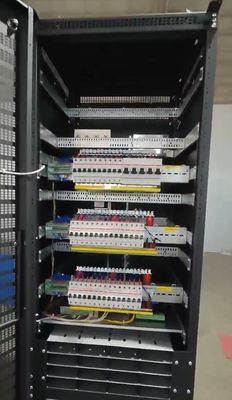 -48Vdc 1000A ระบบไฟฟ้าโทรคมนาคมขนาดใหญ่ โรงไฟฟ้าขนาดใหญ่ 240Vac 2L+N+PE พร้อม Flatpack2 48/3000 SHE 241119.106