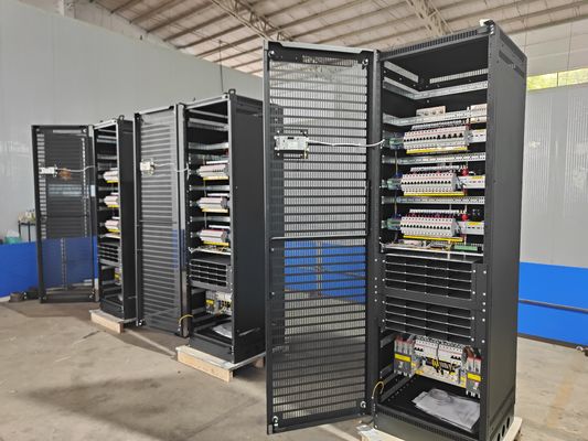 -48Vdc 1000A ระบบไฟฟ้าโทรคมนาคมขนาดใหญ่ โรงไฟฟ้าขนาดใหญ่ 240Vac 2L+N+PE พร้อม Flatpack2 48/3000 SHE 241119.106