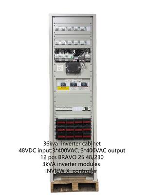 CE+T 36KVA AC DC inverter Cabinet BRAVO 25 48/2303PH 36KVA 24KVA 12KVA ตู้ระบบ