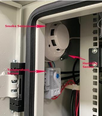 เหล็กชุบสังกะสีสั่งทำพิเศษความหนา 1.5 มม. ตู้ตู้กลางแจ้ง 14U พร้อมเครื่องปรับอากาศ 1500W สำหรับเก็บแบตเตอรี่สถานีโทรคมนาคม