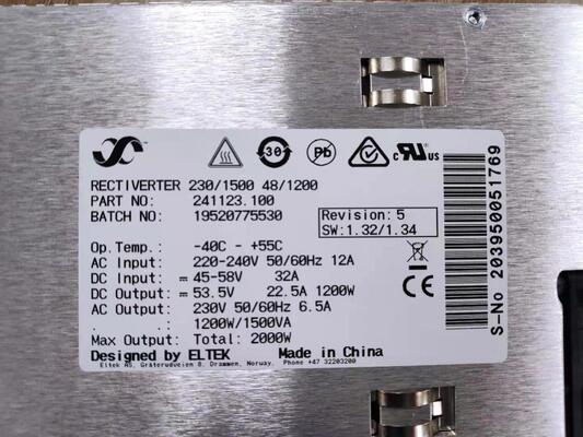 โมดูลปรับเปลี่ยนอินเวอร์เตอร์ออนไลน์แบบ Eltek DC AC ด้วยการแปลงพลังงานประสิทธิภาพสูง 115V/750VA 48V/600W