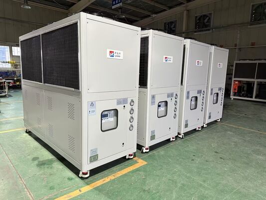 382.3KW เครื่องเย็นสกรูเย็นด้วยอากาศ - ระบบเย็นอุตสาหกรรม 3N-380V-50HZ