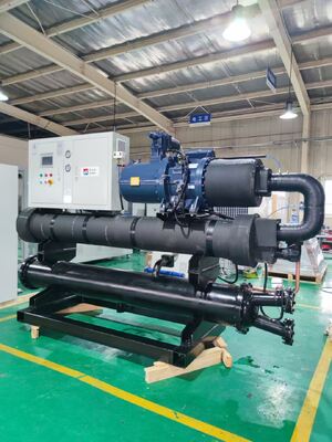 High Power Water-Cooled Screw Chiller 1287.8KW - MK-620WD Industrial Refrigeration Equipment​