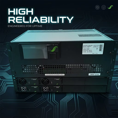 FP2 48V 12KW 6KVA 230V 5U ระบบพลังงานที่ติดตั้งสําหรับสถานีฐานพร้อม SPD Surge Protection
