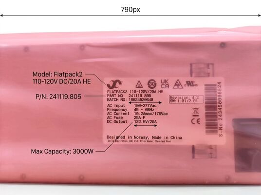 โมดูลเรกติฟายเออร์ Eltek Flatpack2 3000W ประสิทธิภาพสูงพร้อมโซลูชันพลังงานแบบฟอร์มแฟกเตอร์ 1U