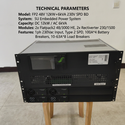 ระบบเพาเวอร์ Eltek Rectiverter 12KW DC 6KVA AC Smartpack2 Touch Control
