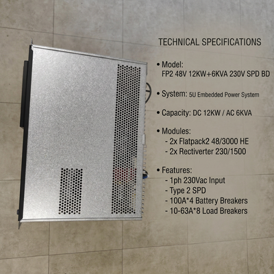 ระบบเพาเวอร์ Eltek Rectiverter 12KW DC 6KVA AC Smartpack2 Touch Control