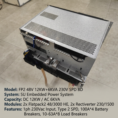 ระบบเพาเวอร์ Eltek Rectiverter 12KW DC 6KVA AC Smartpack2 Touch Control