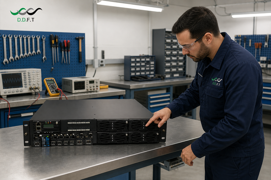 ระบบอินเวอร์เตอร์โมดูลาร์ 6KVA ความน่าเชื่อถือสูง - 48Vdc ถึง 220Vac Pure Sine Wave สำหรับการสื่อสารโทรคมนาคม