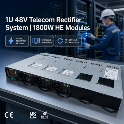 Eltek Flatpack S 1U 5R 48Vdc Power Shelf CTOS0501.XXX | Compact Hot-Swappable Telecom DC Power System with Smartpack S Controller