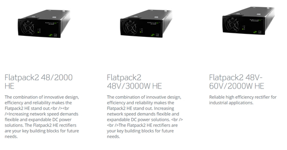 Telecom Rectifier Systems Flatpack2 48V/24kW