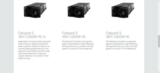 48V 5.4kw Eltek Flatpack S 1U 241122.125 CTOS0301.1319 อุปกรณ์โทรคมนาคม OLT