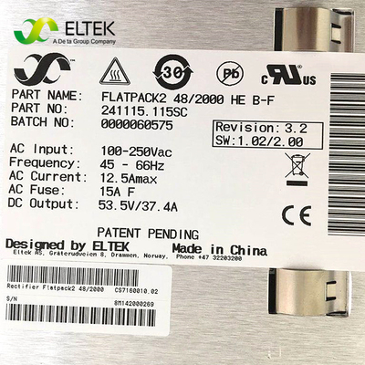 Eltek 241115.105 FP2 48/2000HE 48Vdc 2000W AC DC โมดูลประสิทธิภาพสูง