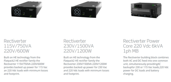3kVA 1 เฟส 220VDC Telecom Power System Rectiverter Integrated Standalone (หมายเลขชิ้นส่วน:CTOR0201.003)