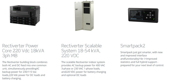 3kVA 1 เฟส 220VDC Telecom Power System Rectiverter Integrated Standalone (หมายเลขชิ้นส่วน:CTOR0201.003)