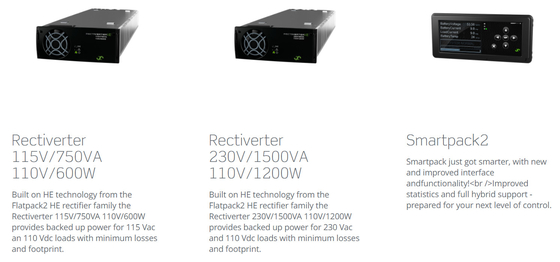 Eltek Rectiverter Power Core ระบบไฟฟ้าโทรคมนาคม 110Vdc 6kVA 1ph MB