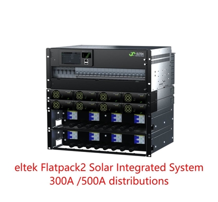 Pure Solar System 300A/500A Eltek Flatpack2 Solar Autonomous Power Core สำหรับการสื่อสาร